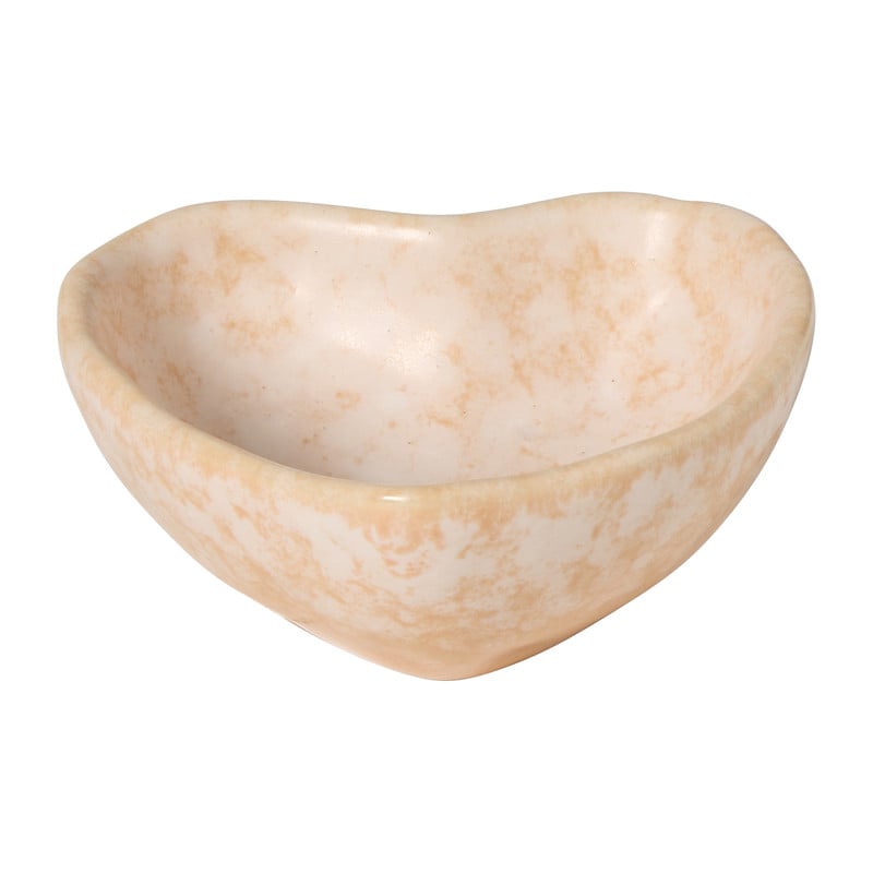 Schaaltje hartje klein - lichtroze - 3.4x9x8.5 cm