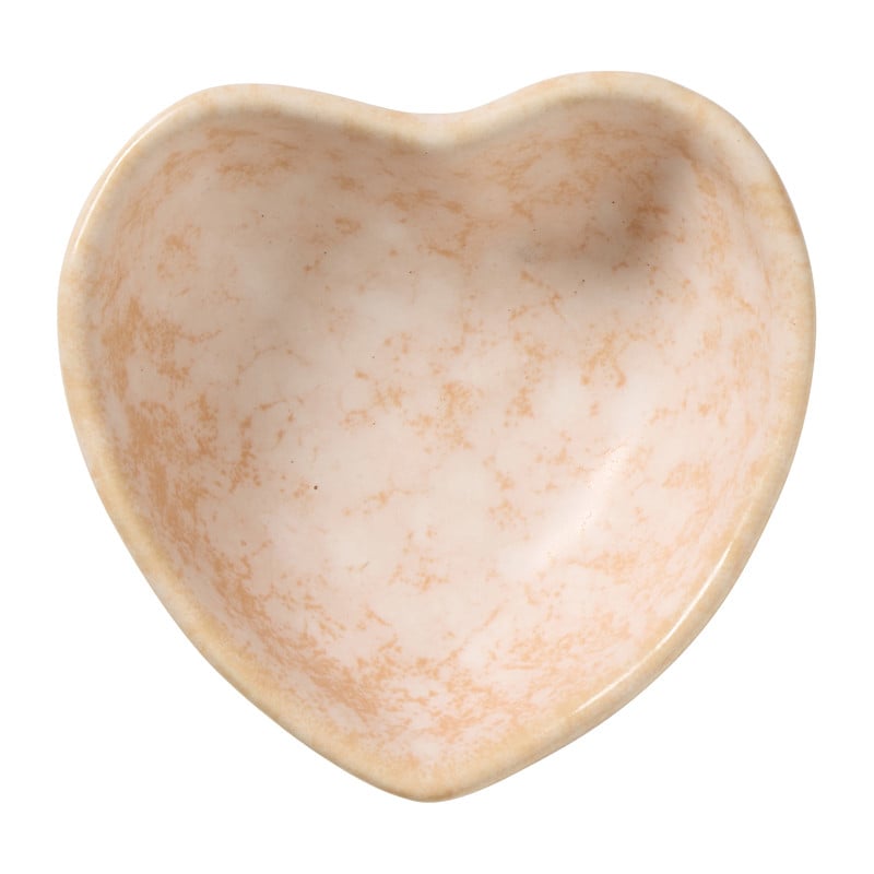 Schaaltje hartje klein - lichtroze - 3.4x9x8.5 cm