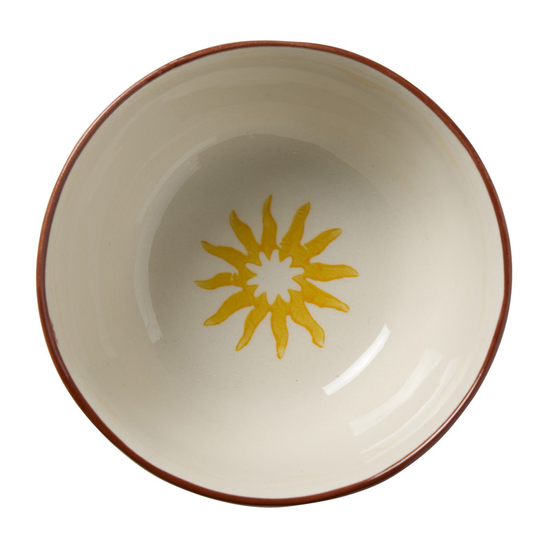 Schaaltje luna klein - beige/roze/geel - ø11x5.3 cm