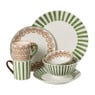 Schaaltje print - groen/bruin - ø11.5x5.6 cm