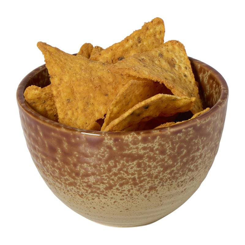 Schaaltje gevlekt klein - bruin - ø11.2x7.1 cm