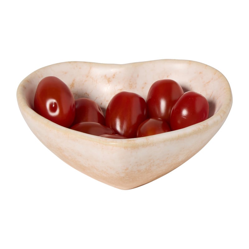 Schaaltje hartje groot - lichtroze - 4.3x12x11.4 cm