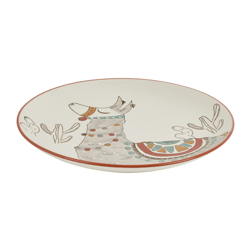 Dinerbord lama - ø25 cm 