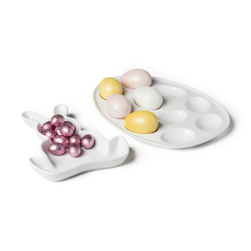 Paashaas schaal - porselein