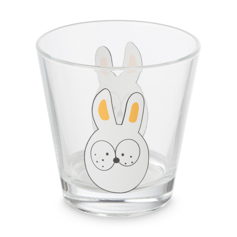 Glas paashaas - geel - 250 ml