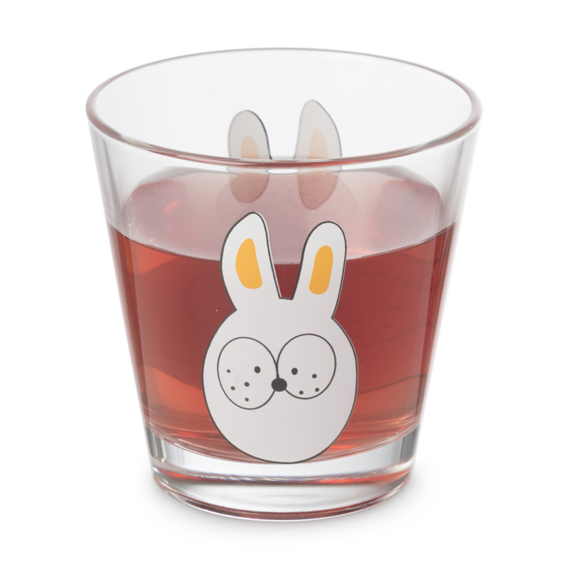 Glas paashaas - geel - 250 ml