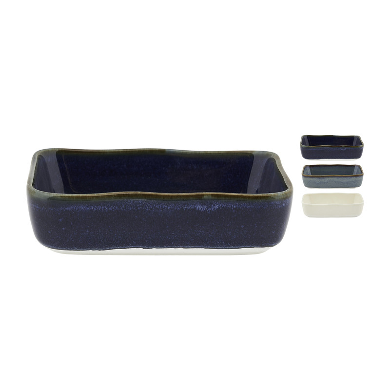 Tapas schaal  - diverse kleuren - 9.8x6.4 cm 