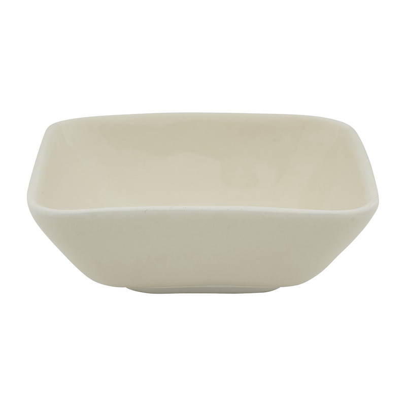 Tapas schaal - diverse kleuren - 8.6x8.6 cm 