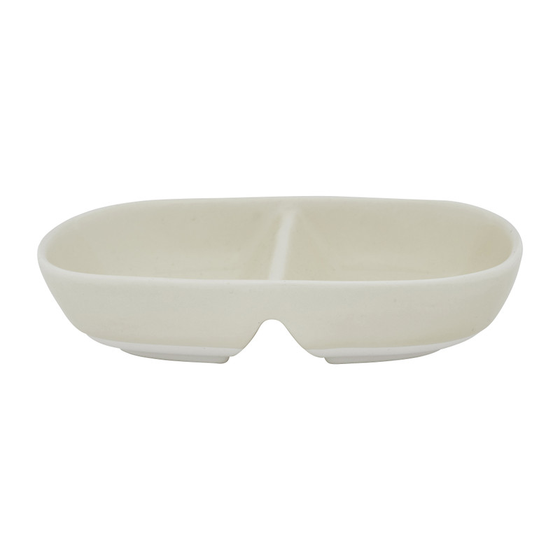 Tapas schaal - diverse kleuren - 14.9x10.7 cm 