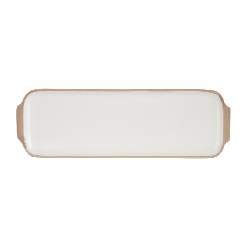 Tapas bordje met bruine rand - 30x10 cm