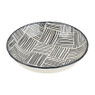 Tapas schaaltje Sevilla - zwarte streepjes - ø14x3.5 cm