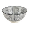 Tapas rijstschaaltje Sevilla - zwarte lijnen - ø11.5x5.8 cm