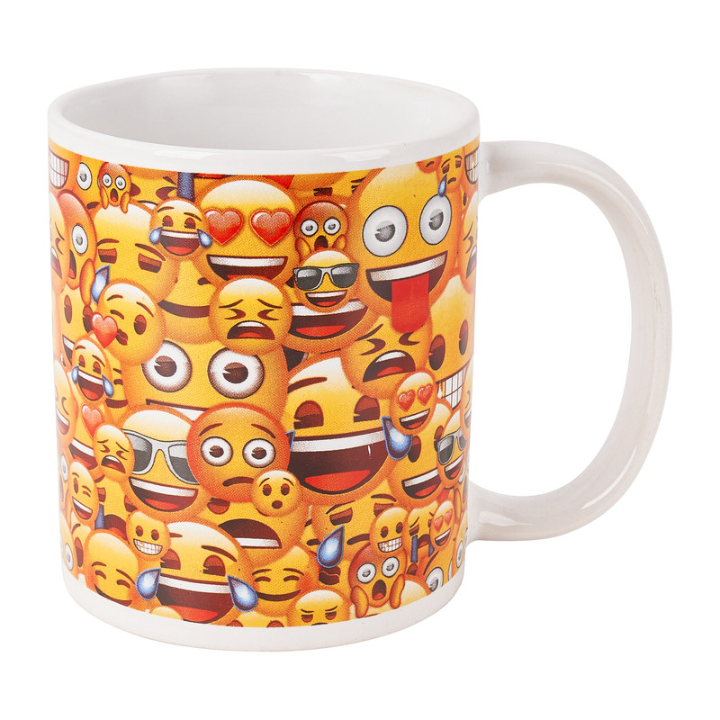 Mok emoji - diverse varianten - keramiek
