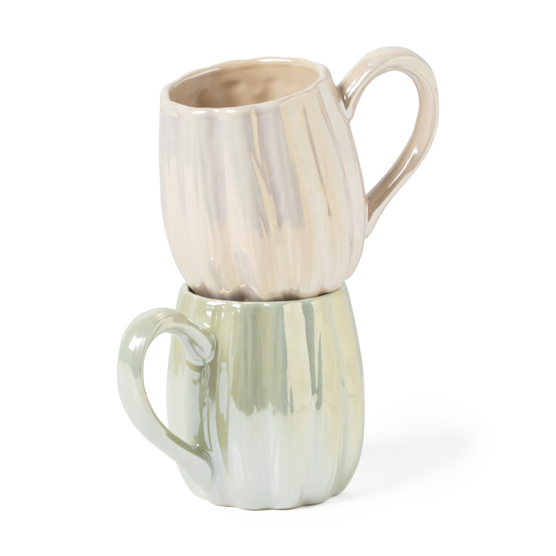 Mok Pearl - beige - 12.5x9x8.5 cm