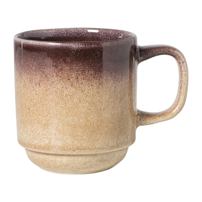 Mok Olivia - bordeauxrood/beige - 270 ml