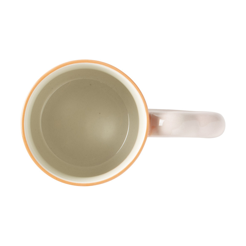 Mok yummie - oranje/roze - 300 ml