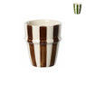 Espresso cup gestreept - ml - diverse varianten