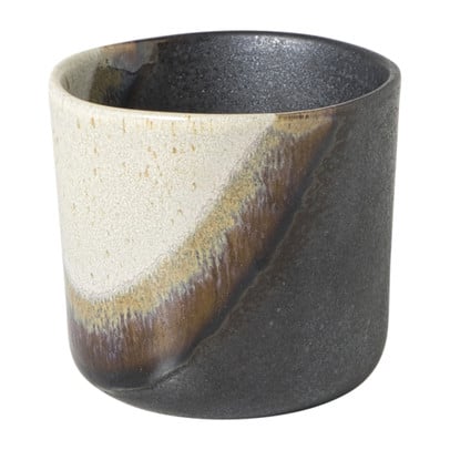 Mok cortado klein - beige/zwart - 260 ml