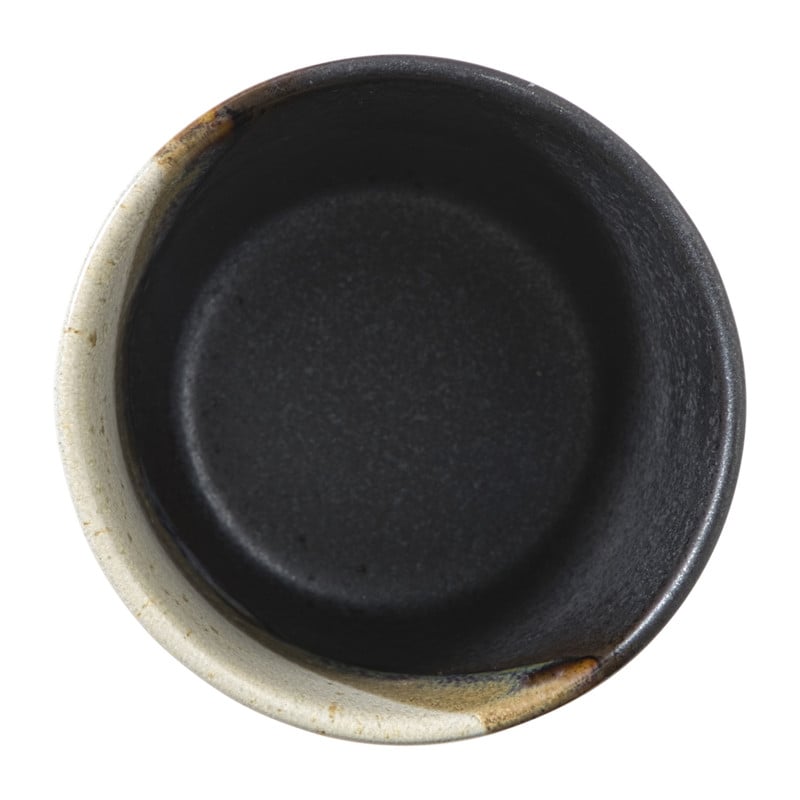 Mok cortado klein - beige/zwart - 260 ml