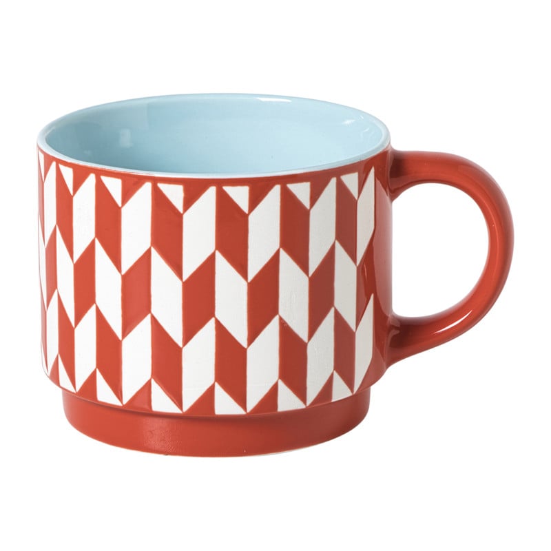 Mok clashing colour - rood - 445 ml