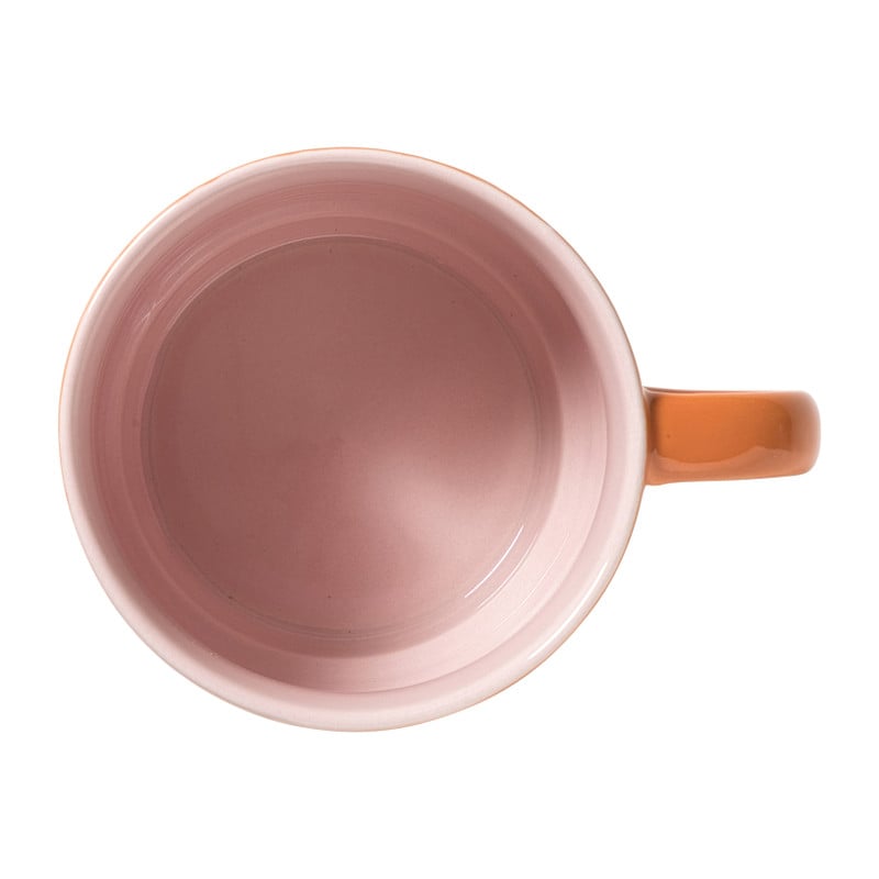 Mok clashing colour - oranje - 445 ml