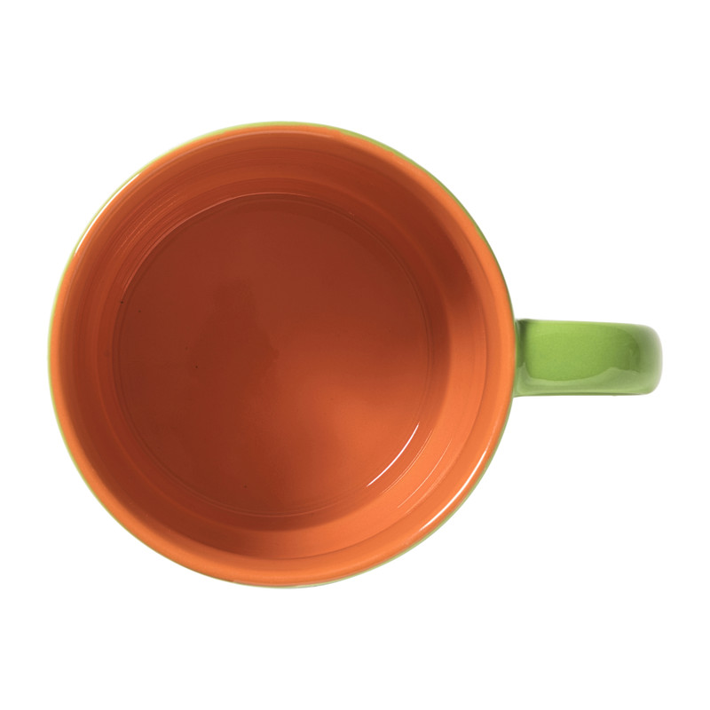 Mok clashing colour - groen - 445 ml