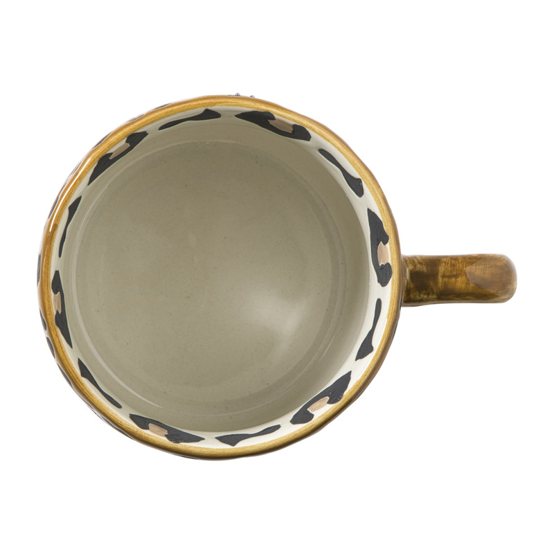 Mok groot animal - bruin - 500 ml