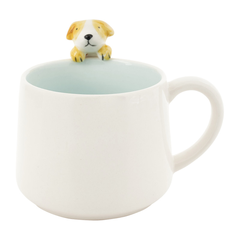 Mok met diertje op rand - diverse varianten