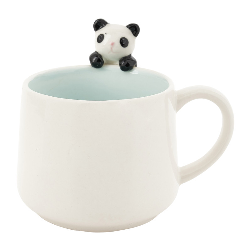 Mok met diertje op rand - diverse varianten