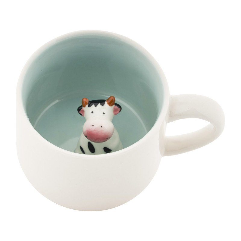 Mok met diertje in mok - diverse varianten