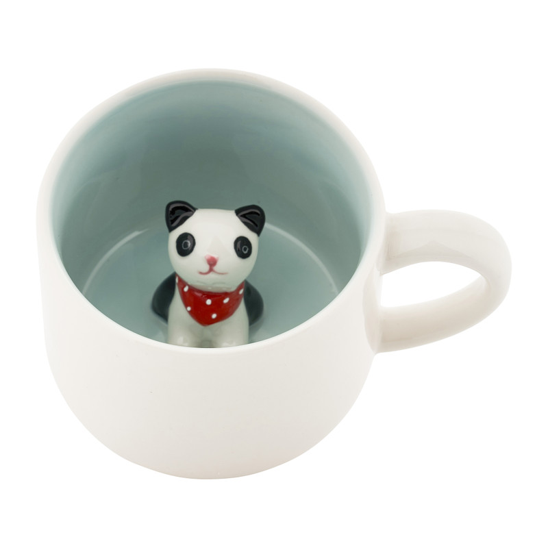 Mok met diertje in mok - diverse varianten