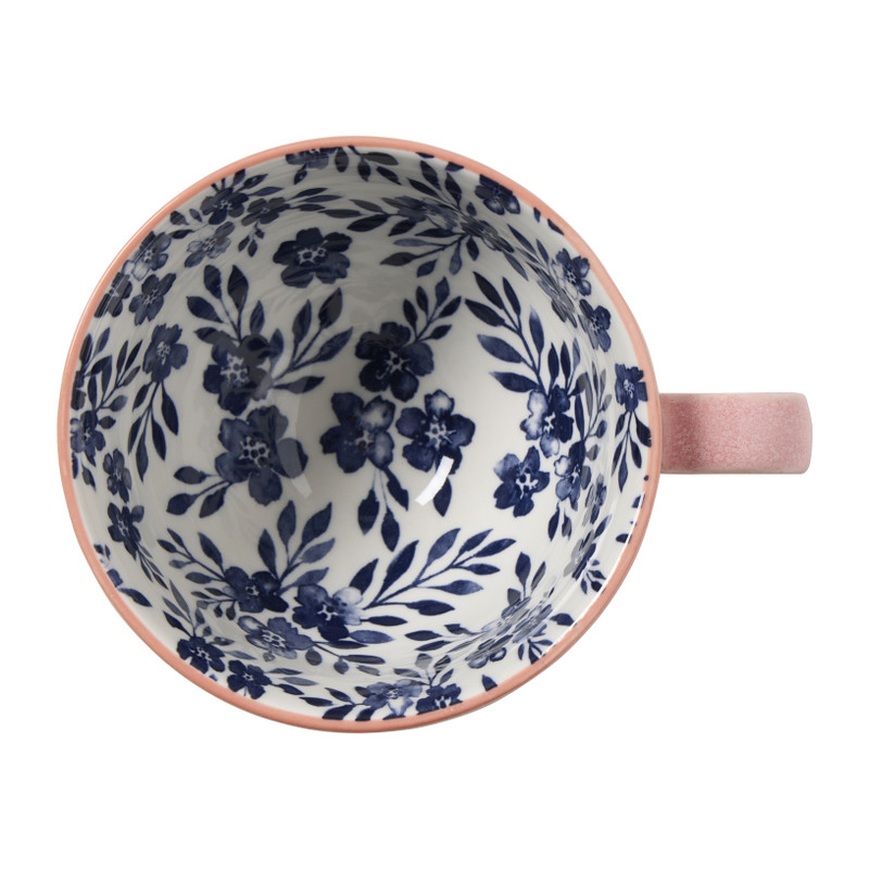 Mok sakuri- lichtroze/blauw - 380 ml