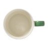 Mok kersthond streep - wit - 400 ml