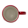 Kerstmok kerstman - wit - 9.8x10.7 cm