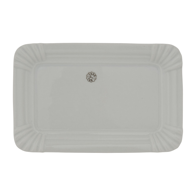 Serveerschaaltje - wit - 20x13 cm