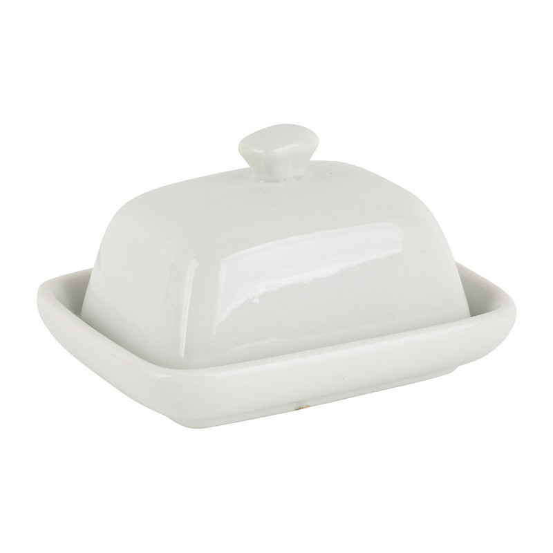 Botervlootje - wit - 10x7,5x5 cm