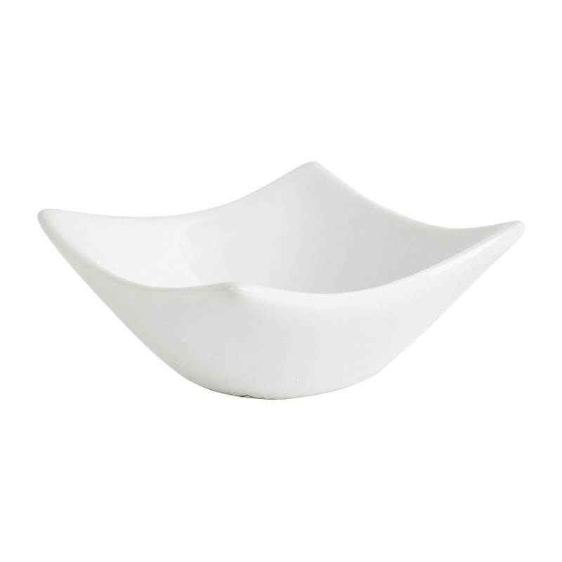 Schaaltje vierkant - wit - 7x7 cm