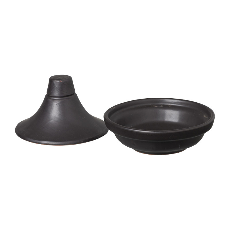 Mini tajine - mat zwart - ø10.5 cm 