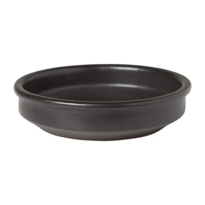 Tapas schaaltje klei - zwart - ⌀14 cm 