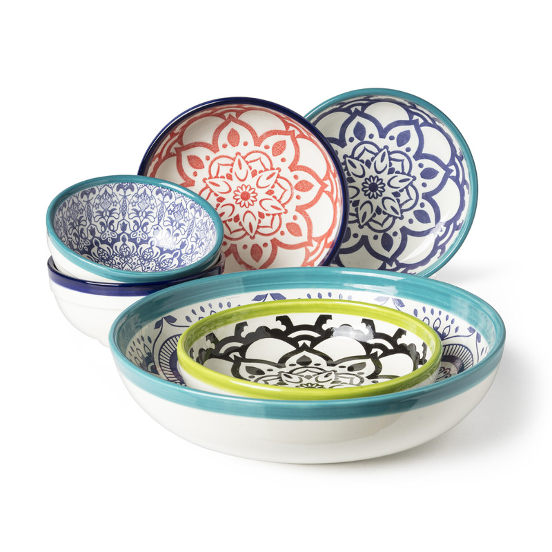 Schaaltje Marrakesh - groen - ø14 cm