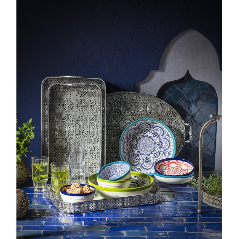 Schaaltje Marrakesh - groen - ø14 cm