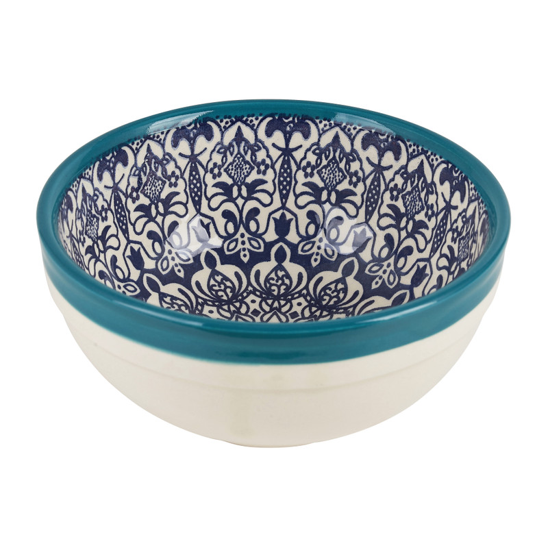 Schaaltje Marrakesh - turquoise - ø14 cm