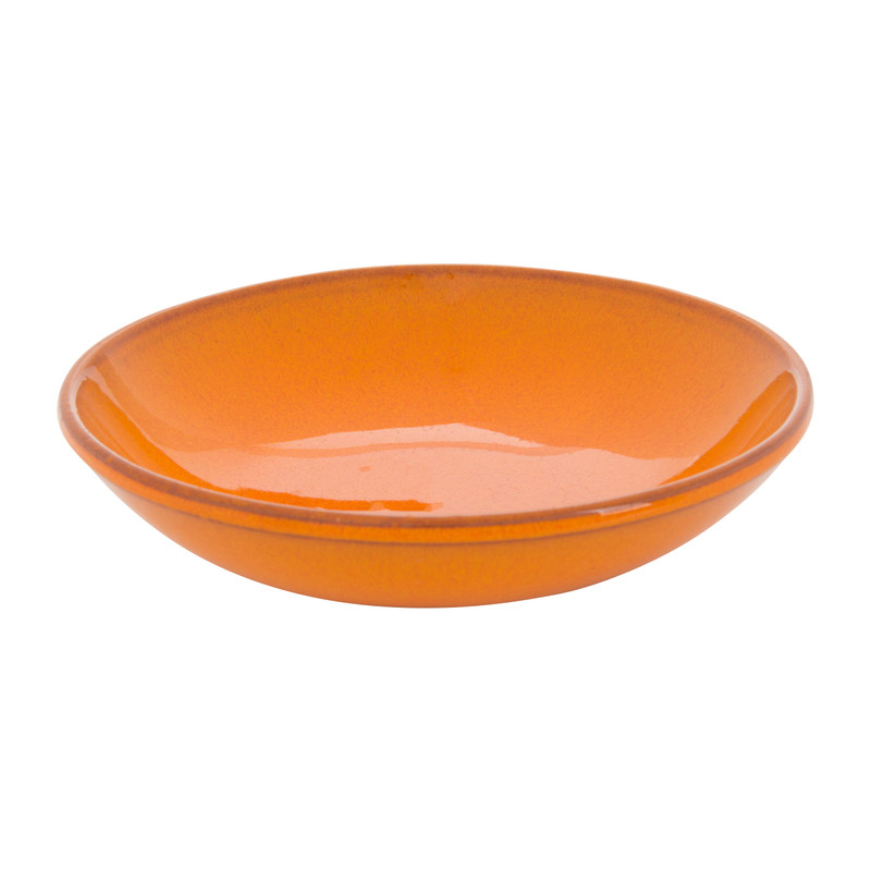 Schaal Selena - oranje - 15.5 cm