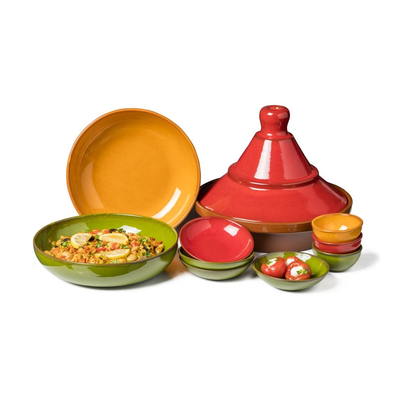 Tajine Selena - rood - 27 cm