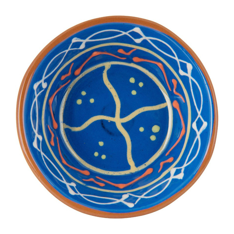 Schaal Fiesta - blauw - 8 cm