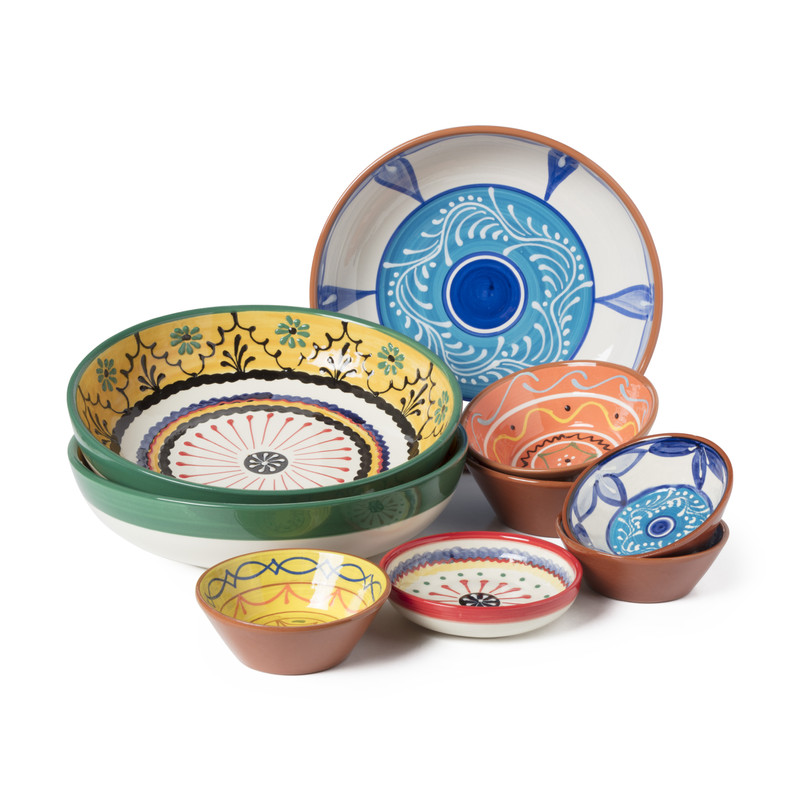 Schaal Fiesta - oranje - 15 cm