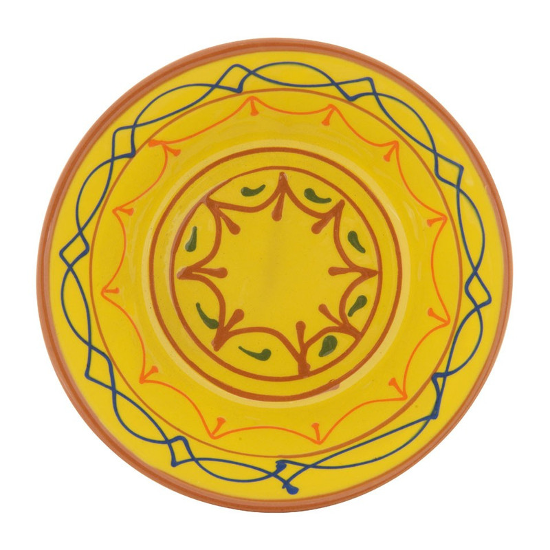 Schaal Fiesta - 15 cm - geel
