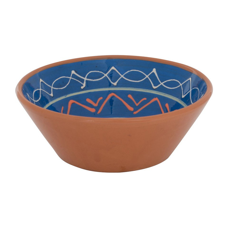 Schaal Fiesta - 18 cm - blauw