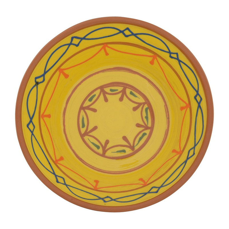 Schaal Fiesta - geel - ⌀18 cm