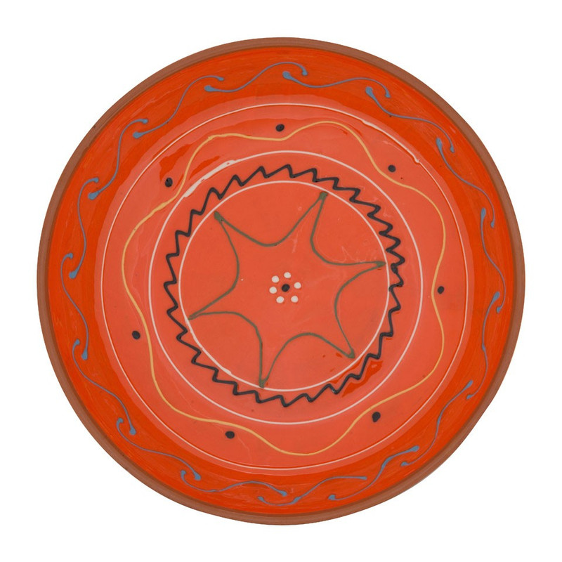Schaal Fiesta - 27 cm - oranje